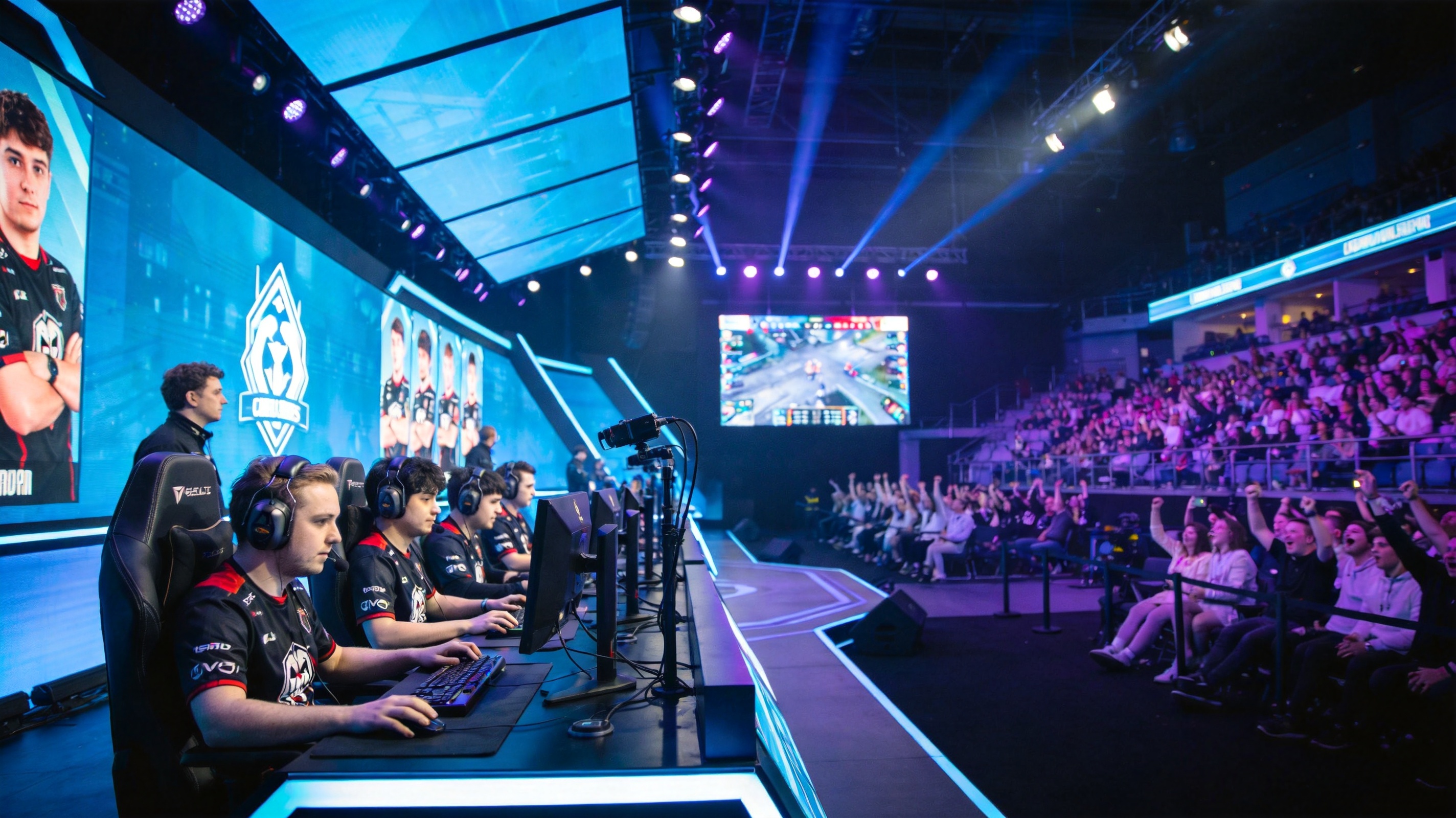 星空官方主页电子竞技现场与战队对决场景